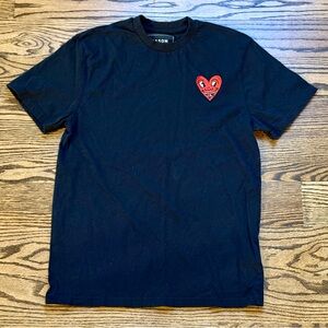 Reason x Keith Haring heart graphic t shirt size small